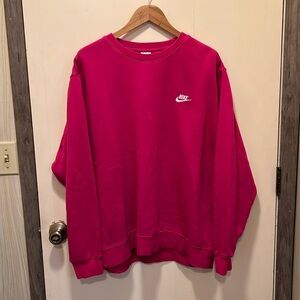 Nike XXL Pink Crewneck sweatshirt